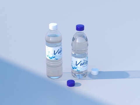  矿泉水 瓶盖 桶装水 饮用水 可乐 饮料3d模型 