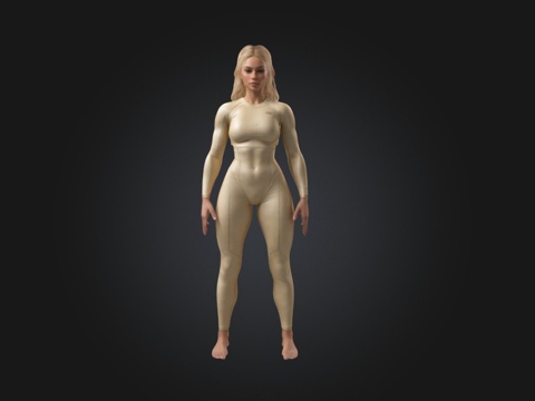  女人 美女 女孩 女性 妇女 人物模型 亚洲女人 欧洲女人3d模型 