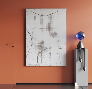  现代挂画 现代抽象挂画 现代极简挂画 现代简约挂画3d模型 