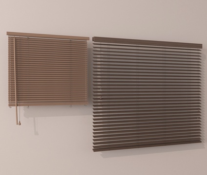  百叶帘 卷帘 拉帘3d模型 