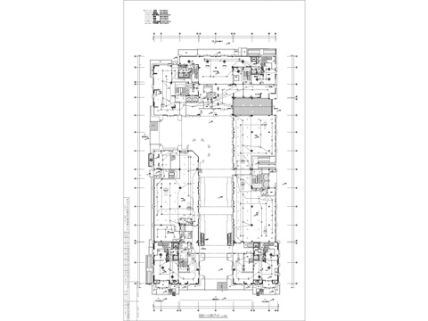  商业建筑消防施工图cad施工图 