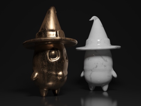  卡通人物 精灵 雕塑 艺术装置 卡通造型 手办 玩具 摆件3d模型 