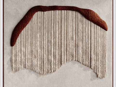  侘寂风挂画 墙饰挂画 墙饰挂件 立体挂件 立体挂画 立体装饰3d模型 