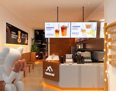  咖啡店3d模型 