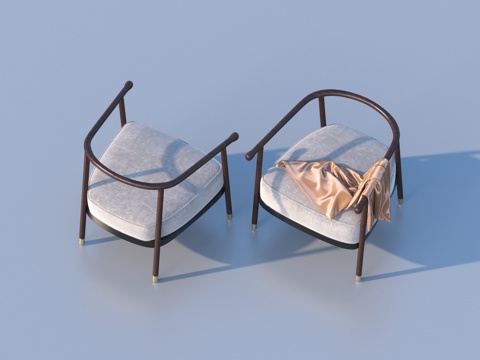  椅子 单椅 家具 休闲椅3d模型 