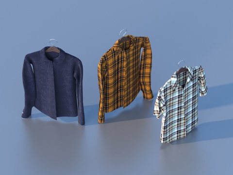  衣服 服饰 服装3d模型 