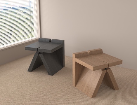  换鞋凳 凳子 矮凳3d模型 