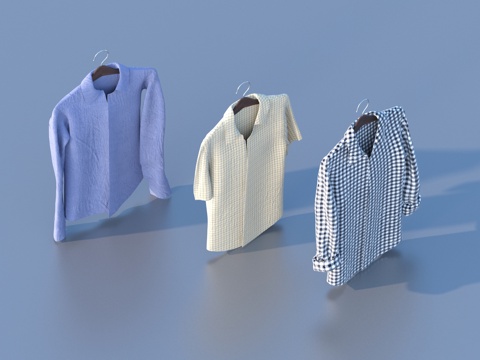  衣服 服饰 服装3d模型 
