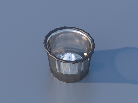  蜡烛 小品3d模型 