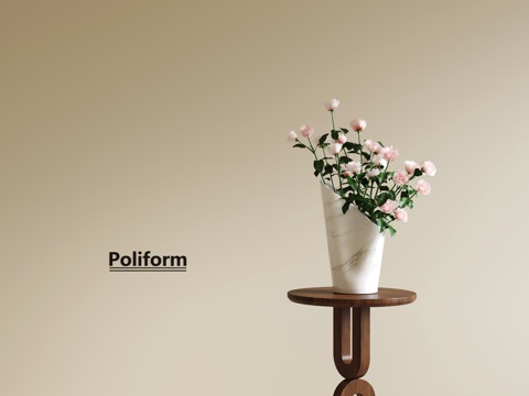  现代插花花瓶摆件3d模型 