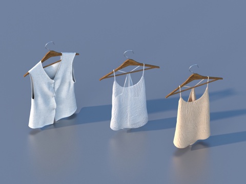  衣服 服饰 服装3d模型 