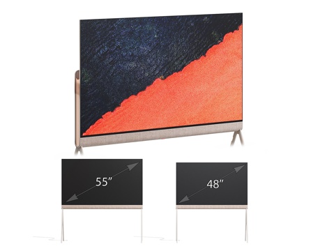  轻奢画境艺术电视3d模型 