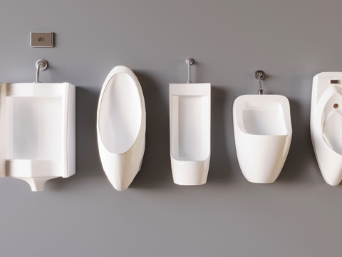  小便器尿斗小便斗 小便池3d模型 