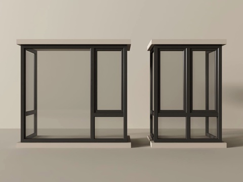  现代窗户3d模型 