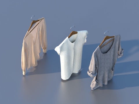  衣服 服饰 服装3d模型 