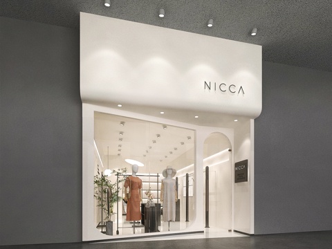  服装店街铺3d模型 