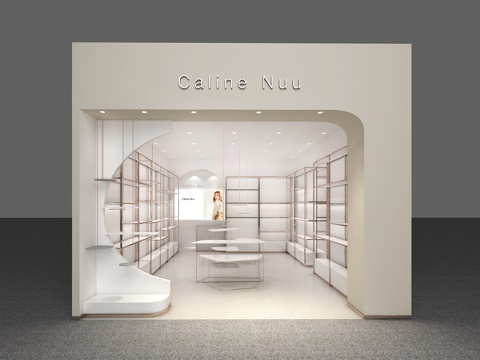  鞋包眼镜店3d模型 
