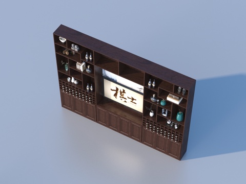  酒柜 餐边柜3d模型 