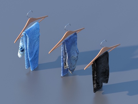  长裤 休闲裤 服装 衣服3d模型 