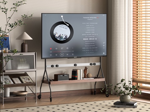  现代移动电视3d模型 