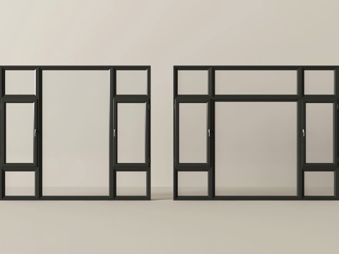  现代窗户3d模型 