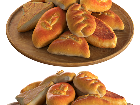  食物3d模型 