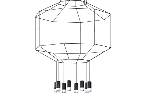  Vibia 现代吊灯 装饰吊灯 多头吊灯 极简吊灯 别墅吊灯3d模型 