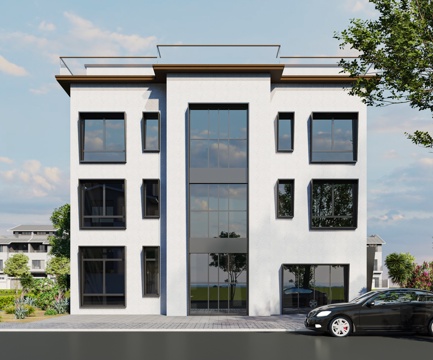  现代别墅外观 建筑外观 独栋别墅 别墅建筑 G8463d模型 