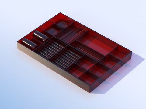  盒子 收纳盒 珠宝首饰盒3d模型 