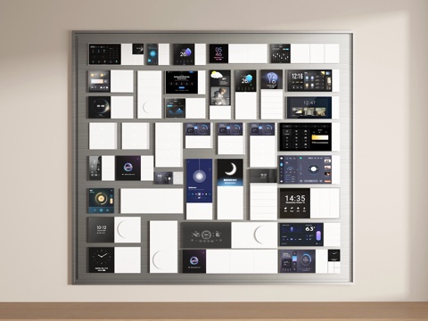  开关面板3d模型 