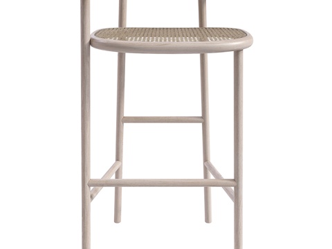  NENDO 的单曲线吧台凳3d模型 