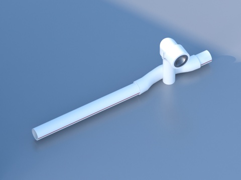  阀门 管道 水管3d模型 
