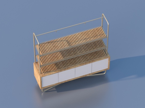 货架 展示柜3d模型 