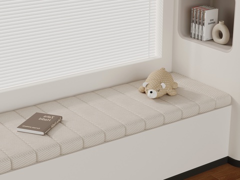  飘窗 现代飘窗 飘窗垫3d模型 