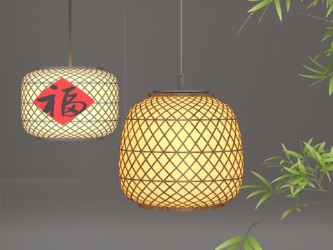  灯笼3d模型 