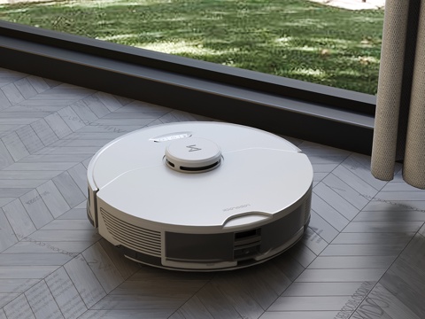  扫地机器人 现代扫地机器人 智能机器人3d模型 