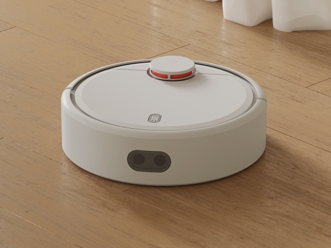  扫地机器人 现代扫地机器人 智能机器人3d模型 