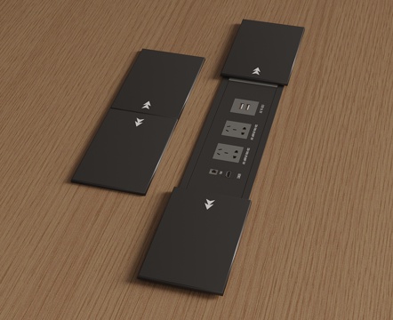  插座 现代多功能插座 开关插座3d模型 