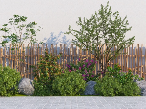  景观灌木植物组合3d模型 