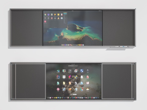  黑板3d模型 