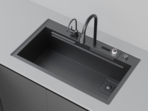  水槽 现代水槽3d模型 