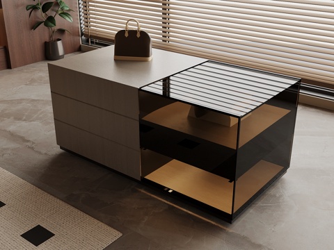 现代首饰柜3d模型 