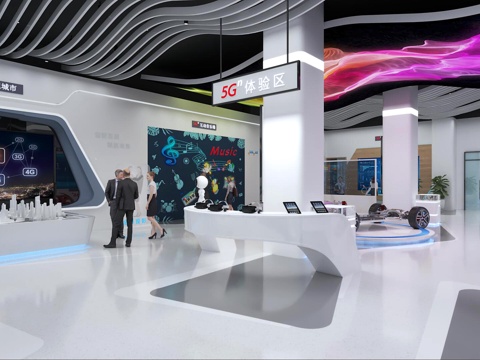  数字展厅3d模型 
