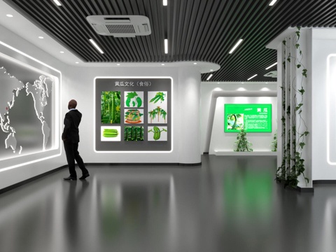  农业展厅3d模型 