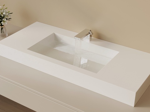  洗手台 现代简约洗手台3d模型 