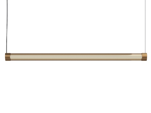  Euroluce 现代吊灯 意式吊灯 金属吊灯 长条吊灯3d模型 