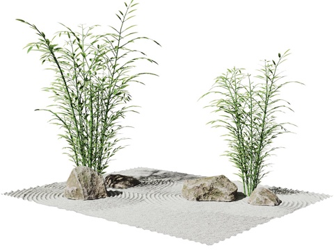  新中式其他景观小品 园林景观小品3d模型 