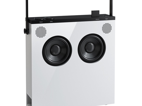  Teenage Engineering 极简音响 扬声器3d模型 