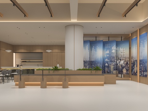  图书馆书店3d模型 