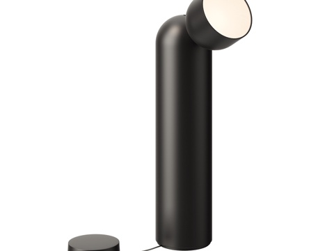  Vibia 极简台灯 现代台灯 简约台灯 黑色台灯 创意台灯3d模型 